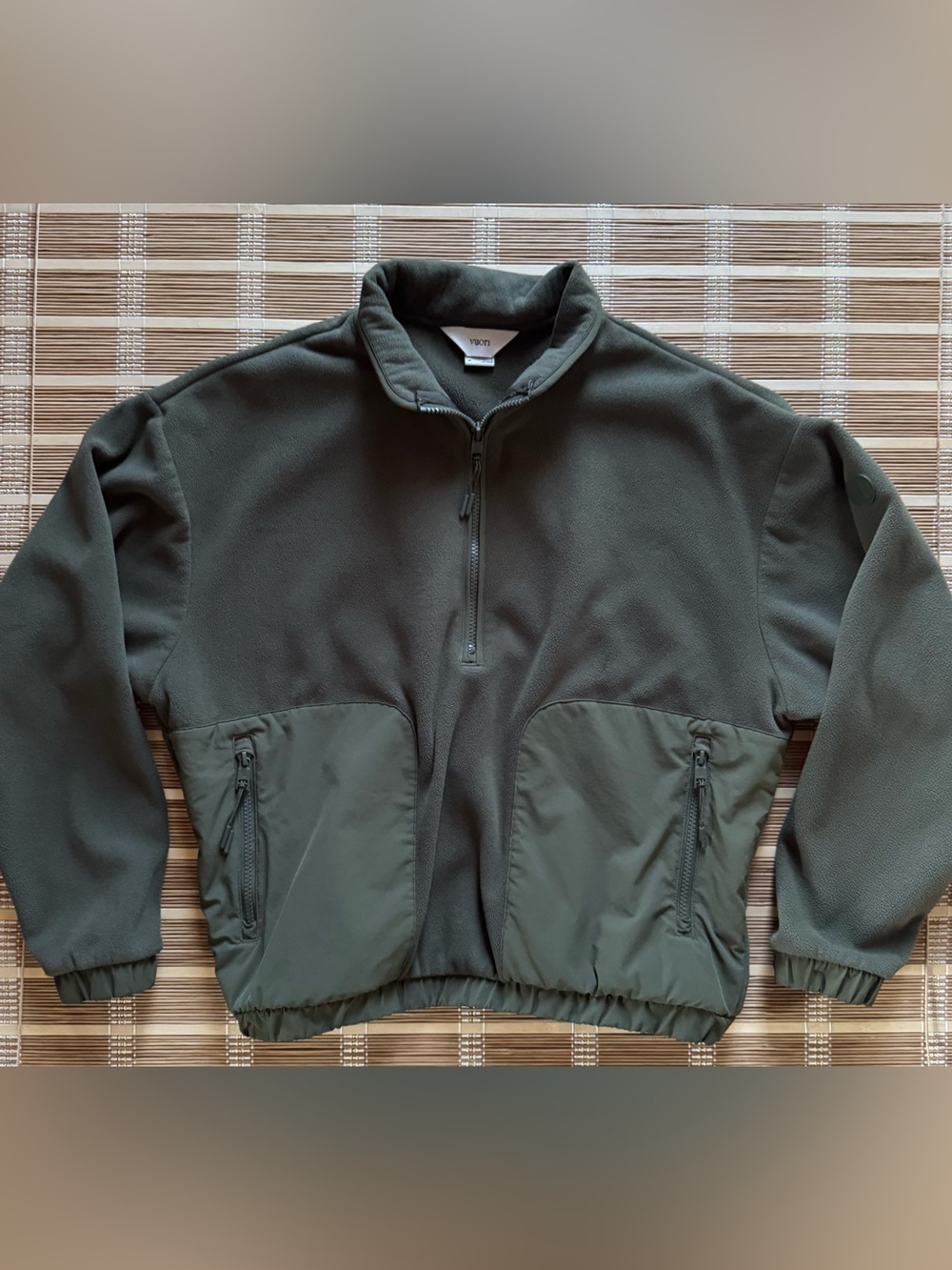 VUORI•ASPEN HALF ZIP•OLIVE•SIZE MEDIUM - Picture 5 of 14